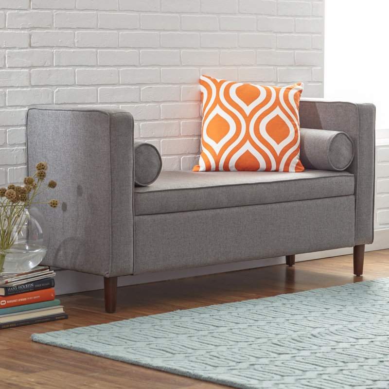 Mercury Row Upholstered Storage Bench & Reviews Wayfair